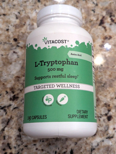 Vitacost tryptophan 500mg - l-tryptophan,