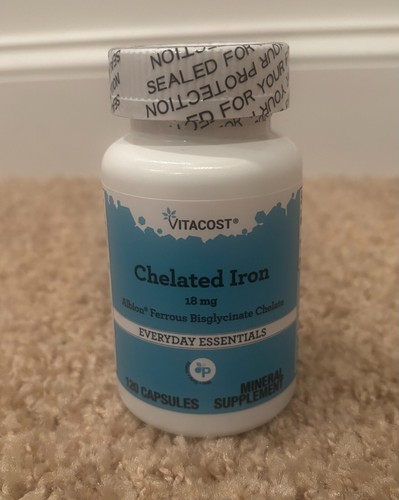 Vitacost chelated iron 18 - chelated,